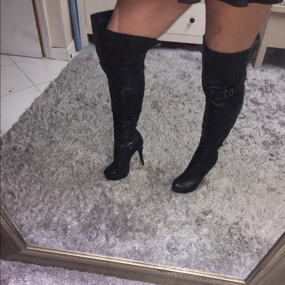 bakers thigh high boots